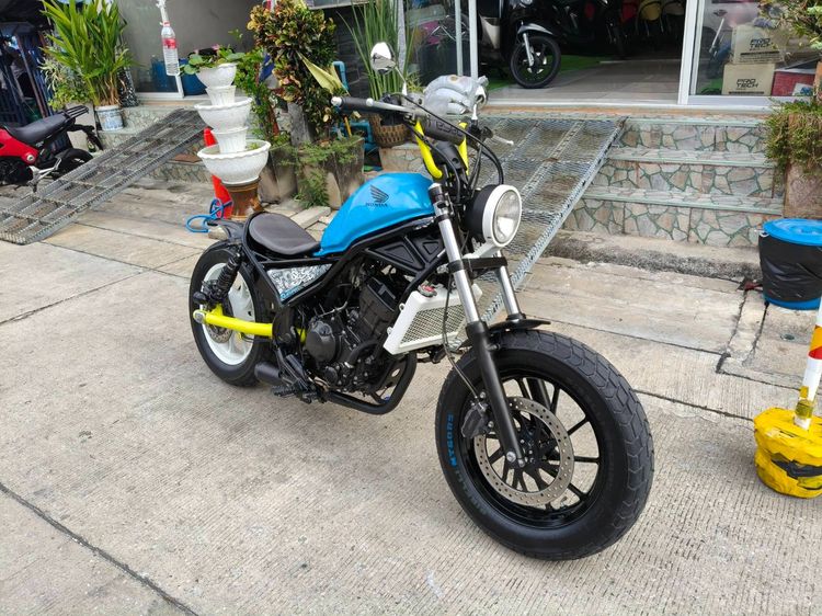 🛵ยังไงก็ขาย rebel300 ปี 60 เครื่องดี สีสวย สตาร์ทมือ วิ่งน้อย3600โล เล่มชุดโอนครบ+เปลี่ยนถ่ายน้ำมันเครื่องฟรี ส่งฟรี30 ก.ม รูปที่ 5