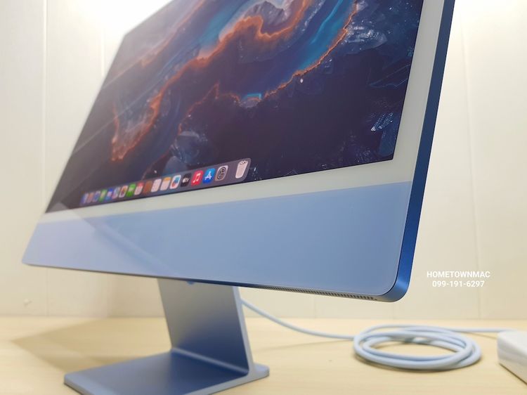 iMac (Retina 4.5K 24-inch, 2024) M4 10-Core CPU 10-Core GPU SSD 256Gb Ram 16Gb Blue ใช้น้อย  มีประกันศูนย์ รูปที่ 4