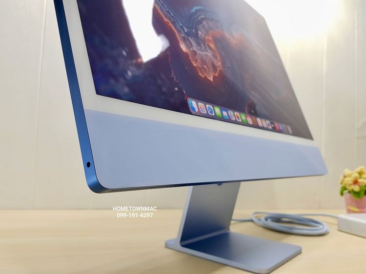 iMac (Retina 4.5K 24-inch, 2024) M4 10-Core CPU 10-Core GPU SSD 256Gb Ram 16Gb Blue ใช้น้อย  มีประกันศูนย์ รูปที่ 3