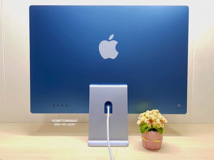 iMac (Retina 4.5K 24-inch, 2024) M4 10-Core CPU 10-Core GPU SSD 256Gb Ram 16Gb Blue ใช้น้อย  มีประกันศูนย์ รูปที่ 7