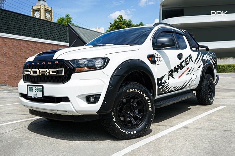 Ford Ranger 2022 2.2 Hi-Rider XL Plus Sport Pickup ดีเซล ไม่ติดแก๊ส เกียร์ธรรมดา ขาว