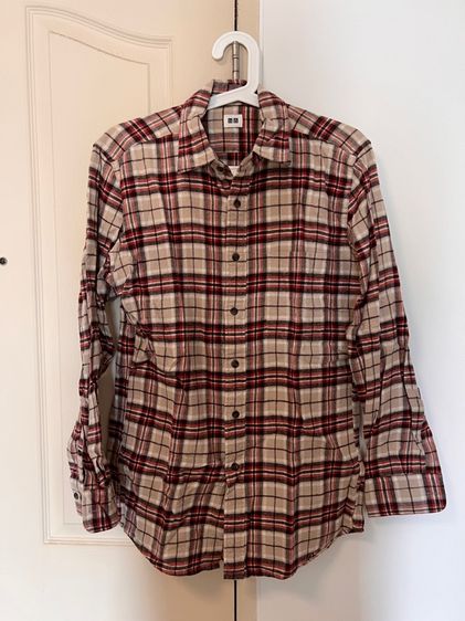 เสื้อ Flanel Uniqlo ลายสก๊อต size M รูปที่ 9
