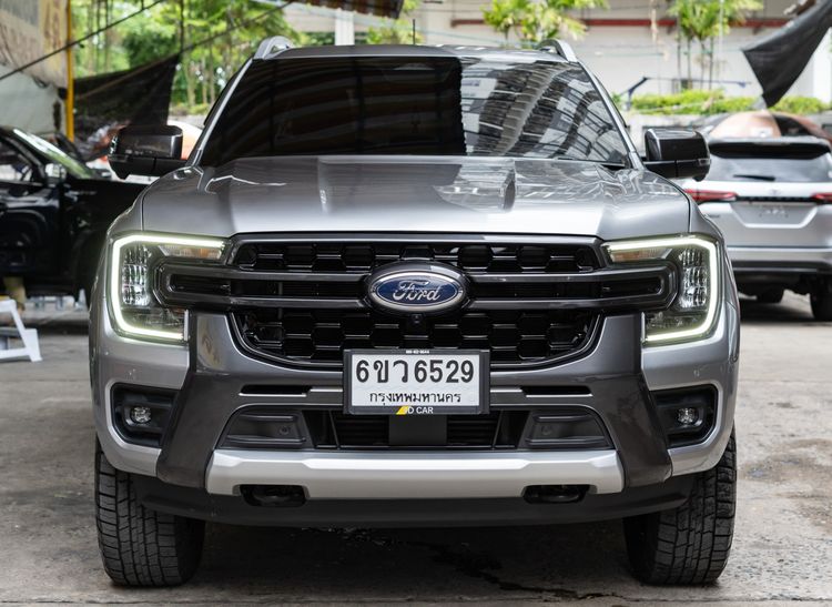 รถ Ford Ranger 2.0 Bi-Turbo Hi-Rider Wildtrak สี เทา