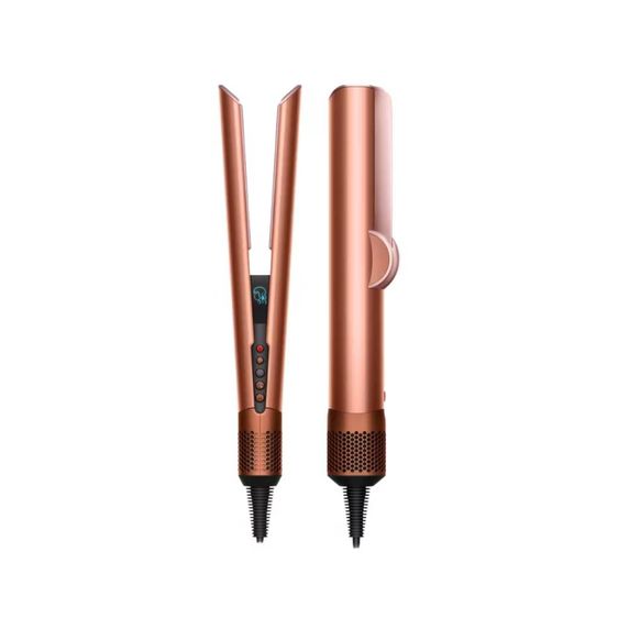 เครื่องหนีบผม ไดร์ผม Dyson Airstrait สีแอมเบอร์ซิลค์ ชมพูแชมเปญ
