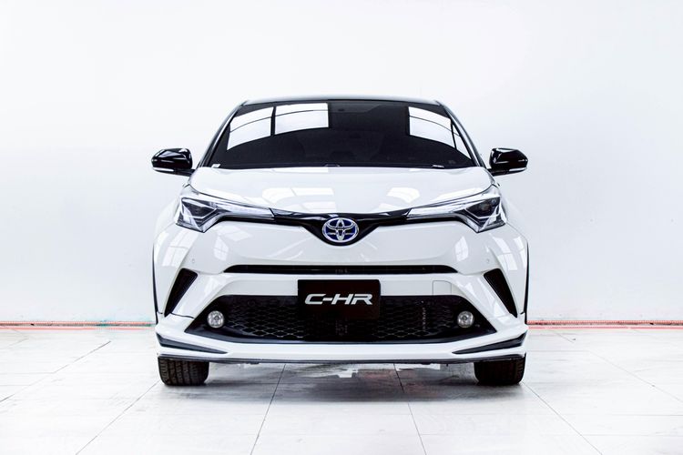 Toyota C-HR 2021 1.8 HV Mid Utility-car ไฮบริด ไม่ติดแก๊ส เกียร์อัตโนมัติ ขาว รูปที่ 4