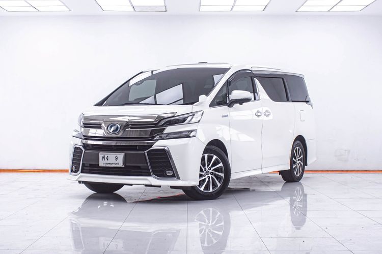รถ Toyota Vellfire 2.5 Hybrid ZR G Edition E-Four 4WD สี ขาว