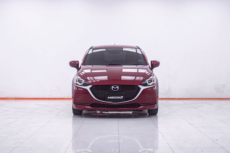 Mazda Mazda 2 2021 1.3 Skyactiv-G E Sports Sedan เบนซิน ไม่ติดแก๊ส เกียร์อัตโนมัติ แดง รูปที่ 4