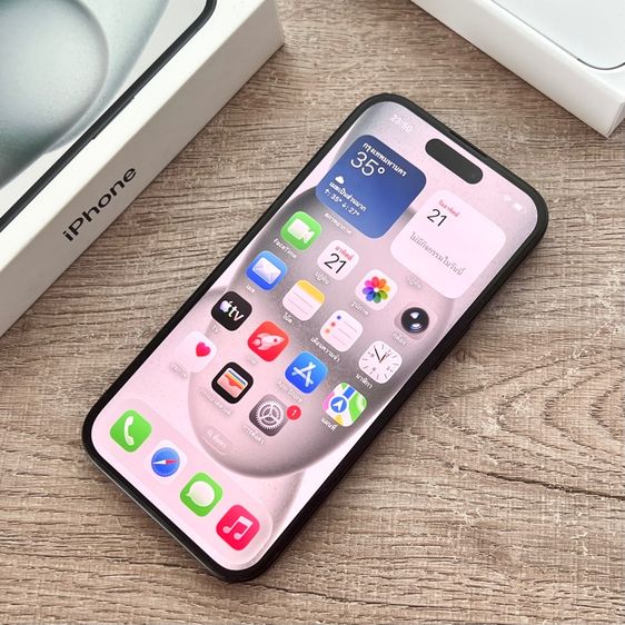 ขายเทิร์น iPhone 15 128 ประกัน พย.69 แบต 91 สวยๆ สภาพดี ซื้อ AppleCare ได้ รูปที่ 3