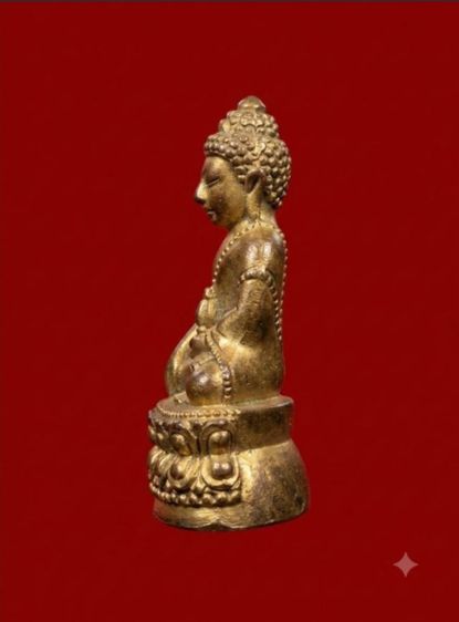 พระกริ่งจีนใหญ่ ก้นมังกร เนื้อทองทิพย์ รูปที่ 3