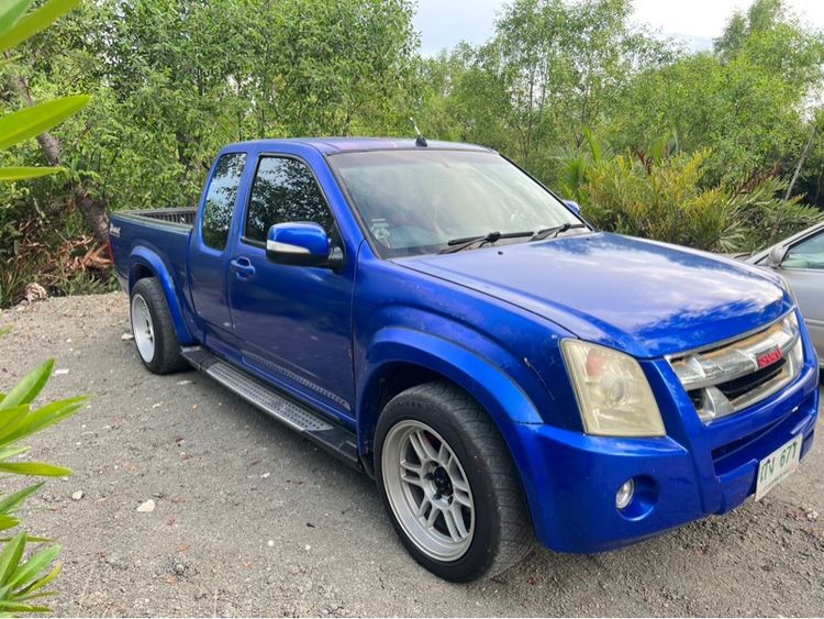 Isuzu D-MAX 2007 2.5 Hi-Lander L Pickup ดีเซล ไม่ติดแก๊ส เกียร์ธรรมดา น้ำเงิน รูปที่ 4