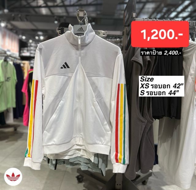 ไม่ระบุ ขาว อื่นๆ Adidas เสื้อแจ็คเก็ต