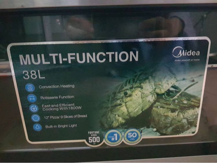เตาอบไฟฟ้า Midea ขนาด 38 ลิตร (รุ่น MTO-387FRS)  รูปที่ 3