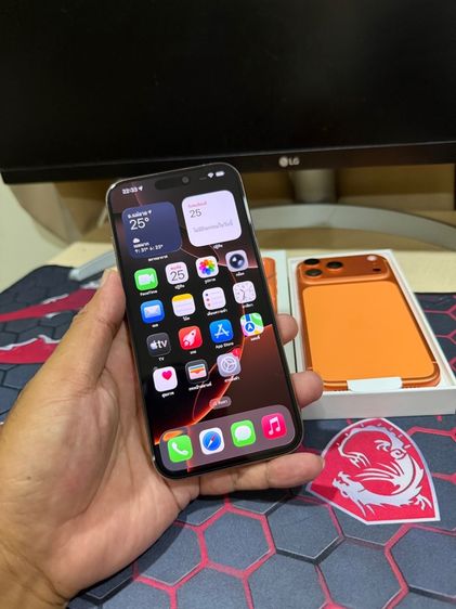iPhone 16 Pro Max 256GB Desert Titanium สวยใสไร้รอย เหมือนได้มือหนึ่ง แบตเยอะ สอบถามได้ครับ รูปที่ 5