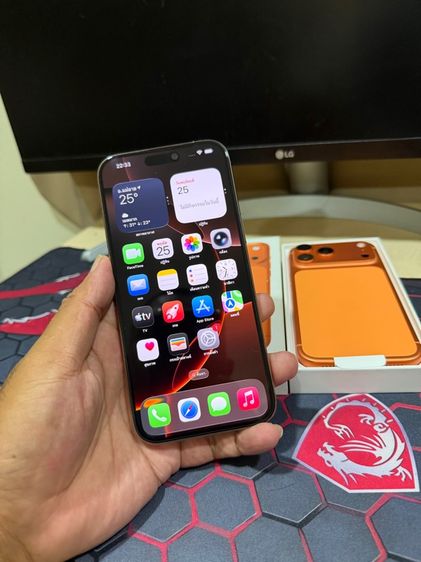 iPhone 16 Pro Max 256GB Desert Titanium สวยใสไร้รอย เหมือนได้มือหนึ่ง แบตเยอะ สอบถามได้ครับ รูปที่ 3