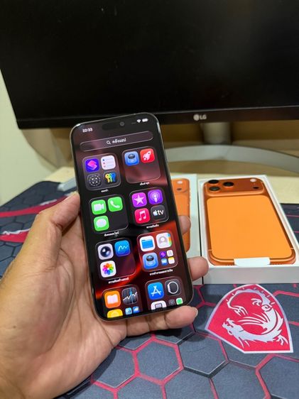 iPhone 16 Pro Max 256GB Desert Titanium สวยใสไร้รอย เหมือนได้มือหนึ่ง แบตเยอะ สอบถามได้ครับ รูปที่ 4