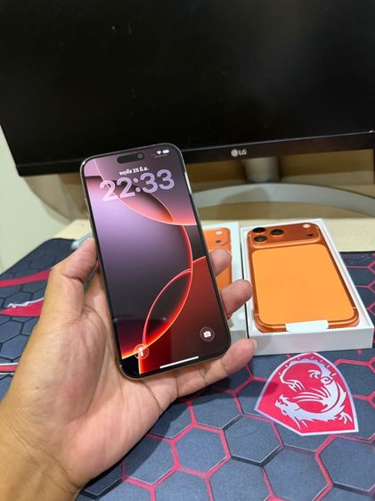 iPhone 16 Pro Max 256GB Desert Titanium สวยใสไร้รอย เหมือนได้มือหนึ่ง แบตเยอะ สอบถามได้ครับ รูปที่ 2