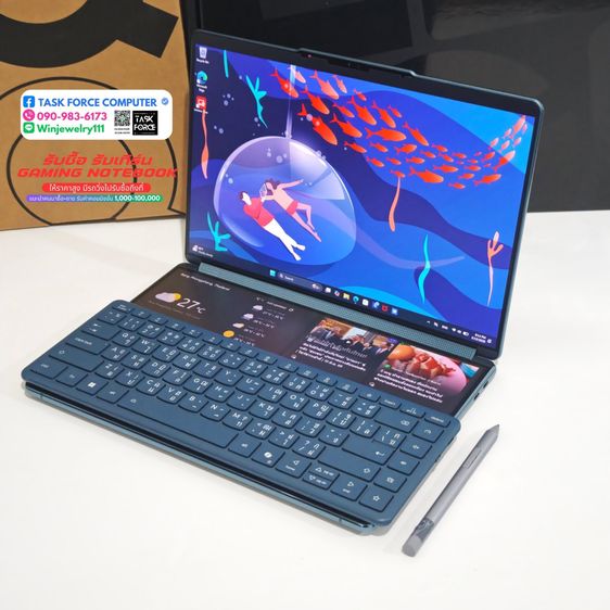 NOTEBOOK 2 จอ คีย์บอร์ดแยก LENOVO YOGA BOOK 9 13IRU8-82YQ000PTA (TIDAL TEAL) รูปที่ 7