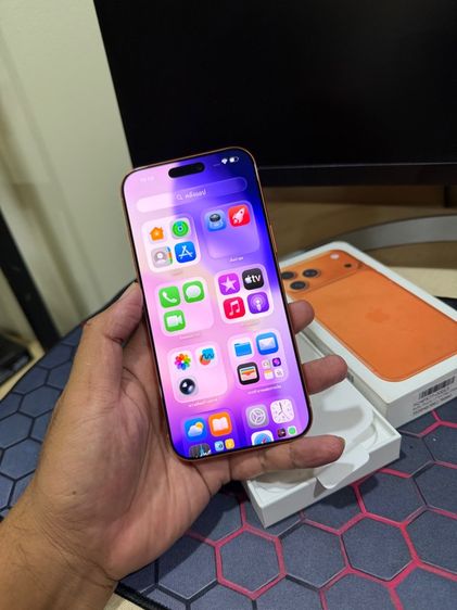 iPhone 17 Pro Max 256GB Cosmic Orange สภาพหล่อๆ ใช้งานปกติ รับเทรินทุกรุ่น สอบถามได้คัฟ รูปที่ 4