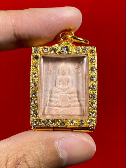 🌻พระหางหมาก หลวงพ่อฤาษีลิงดำ (พระราชพรหมยาน) วัดท่าซุง พร้อมเลี่ยมกรอบ ประดับเพชร