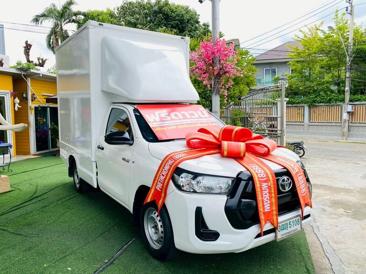 Toyota Hilux Revo 2021 2.4 Entry Pickup ดีเซล ไม่ติดแก๊ส เกียร์ธรรมดา ขาว รูปที่ 3