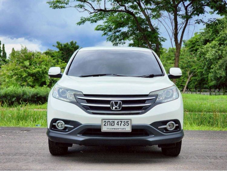 Honda CR-V 2013 2.4 S Utility-car เบนซิน ไม่ติดแก๊ส เกียร์อัตโนมัติ ขาว รูปที่ 2
