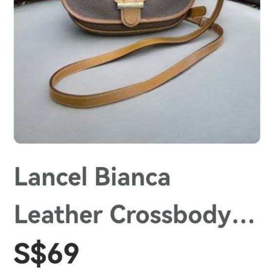 กระเป๋าสะพายแบรนด์​ LANCEL​ มือ​ 2 รูปที่ 8