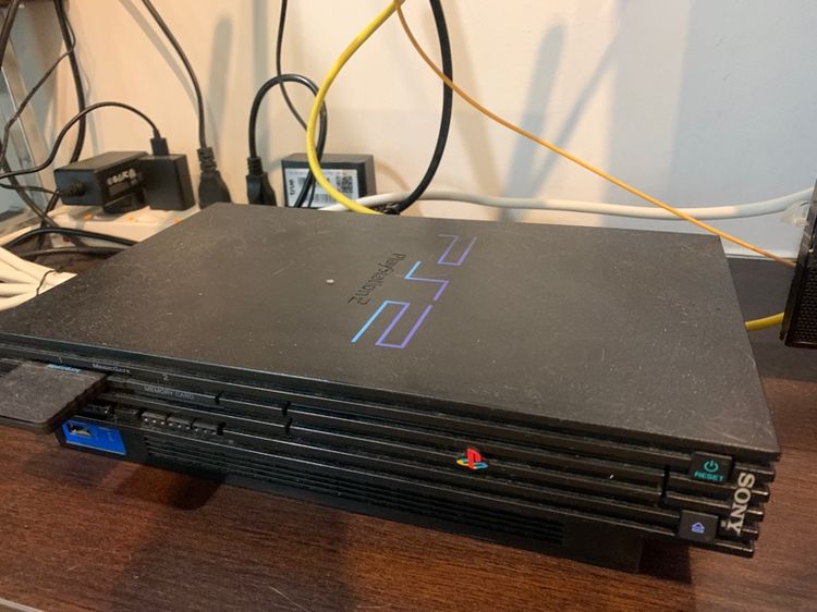 เครื่องเล่นเกม Sony PlayStation 2 รุ่น Fat สีดำ