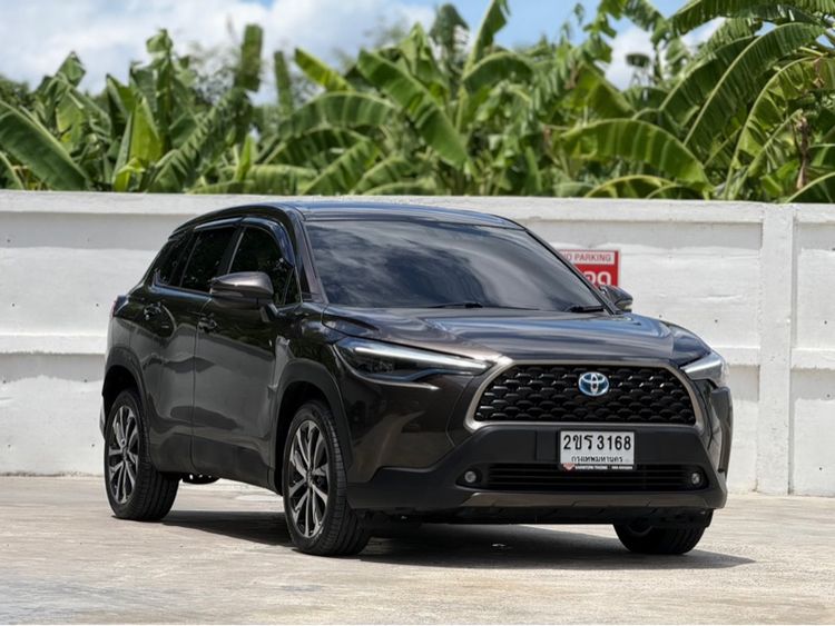 รถ Toyota Corolla Cross 1.8 Hybrid Premium สี น้ำตาล