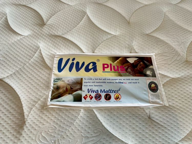 ฐานสำเร็จรูป 5 ฟุต พร้อมฟูกนอน สปริง แบรนด์ VIVA PLUS ล้อเลื่อน  รูปที่ 7