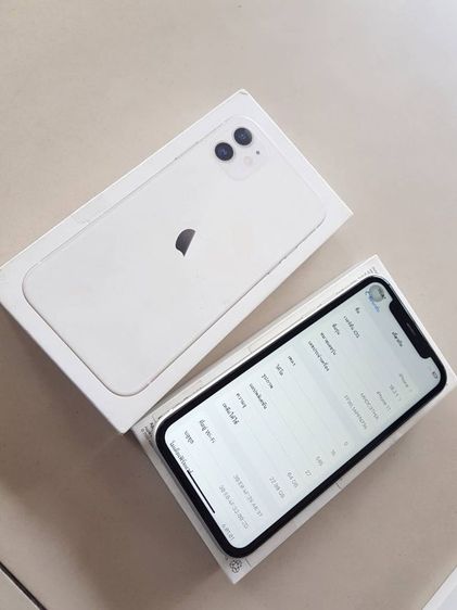 ขายมือถือไอโฟน11 iPhone 11 สีขาว 64gb สภาพสวย มีกล่อง สายชาร์จ สนใจคุยได้ครับ นัดดู-รับของได้ที่ พัทยา รูปที่ 10
