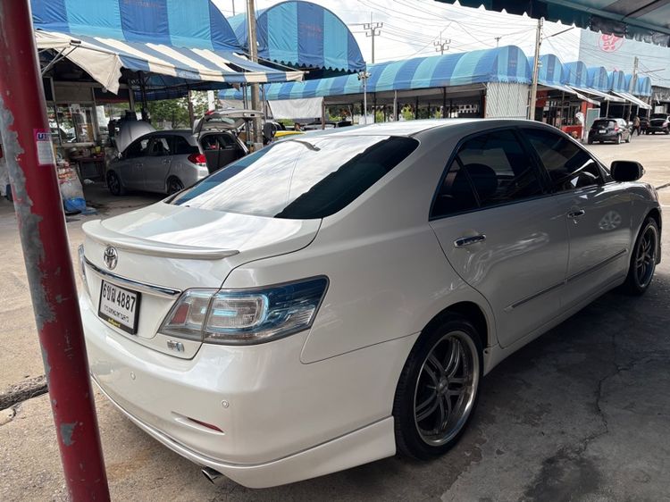 Toyota Camry 2010 2.4 Hybrid Sedan ไฮบริด ไม่ติดแก๊ส เกียร์อัตโนมัติ ขาว รูปที่ 4