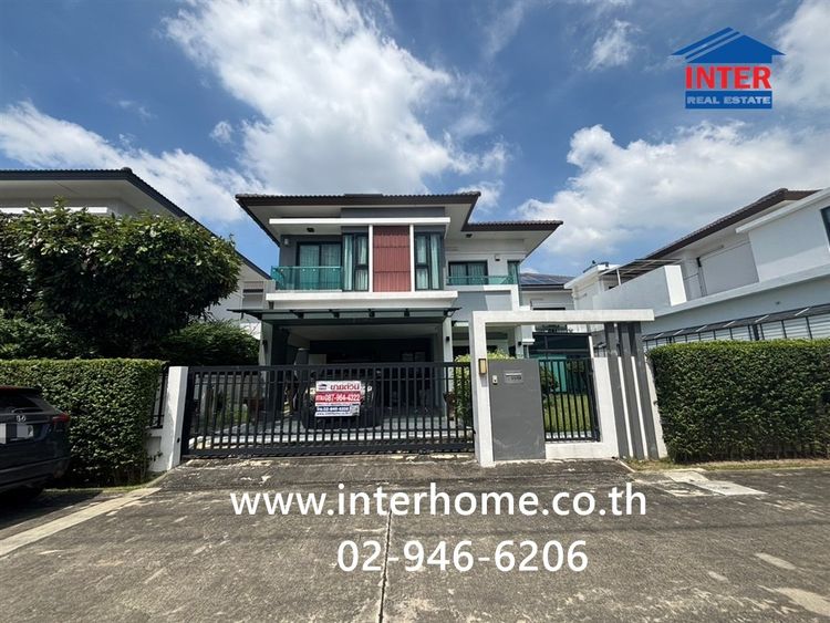 บ้านเดี่ยว 2 ชั้น 68 ตร.ว. หมู่บ้าน เอ็นซี ออนกรีน ฌาร์ม คลาสสิก ใกล้สนามกอล์ฟธัญญะ ซอยลำลูกกา71 ถนนลำลูกกา ถนนลำลูกกา71 ลำลูกกา ปทุมธานี