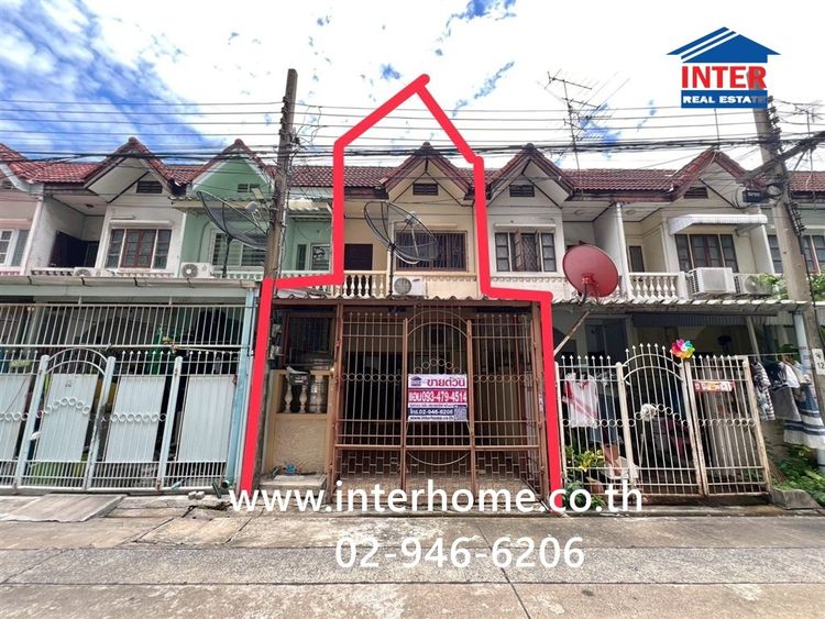 ทาวน์เฮ้าส์ 2 ชั้น 16.5 ตร.ว. หมู่บ้านสินธานี 1 ใกล้ตลาดปัฐวิกรณ์ เดอะมอลล์ไลฟ์สโตร์ บางกะปิ ซอยนวมินทร์93 ถนนนวมินทร์ ถนนประเสริฐมนูกิจ รูปที่ 2