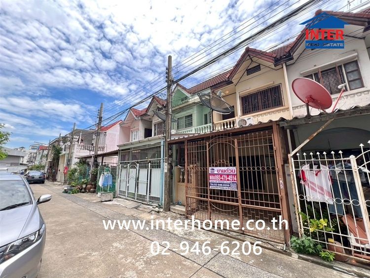 ทาวน์เฮ้าส์ 2 ชั้น 16.5 ตร.ว. หมู่บ้านสินธานี 1 ใกล้ตลาดปัฐวิกรณ์ เดอะมอลล์ไลฟ์สโตร์ บางกะปิ ซอยนวมินทร์93 ถนนนวมินทร์ ถนนประเสริฐมนูกิจ 