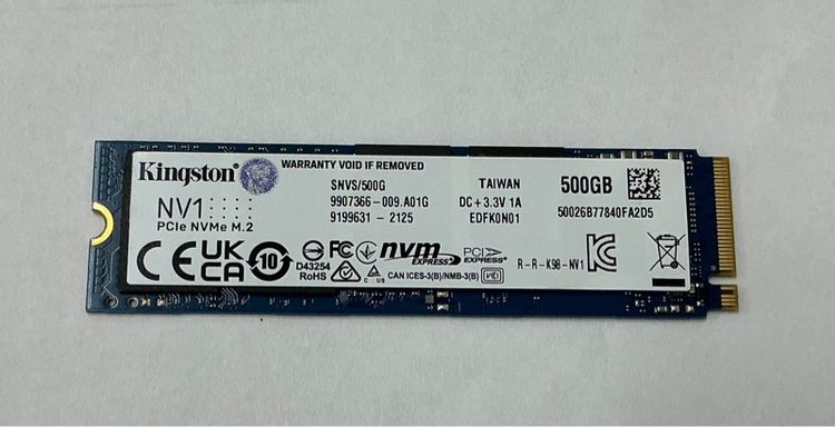 ที่เก็บข้อมูลและเมมโมรี่การ์ด SD M2 NVMe 