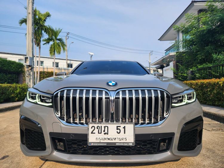 BMW Series 7 2021 730Ld Sedan ดีเซล ไม่ติดแก๊ส เกียร์อัตโนมัติ เทา รูปที่ 3