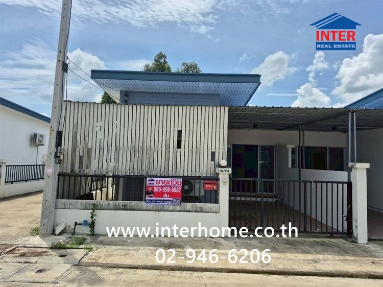 ทาวน์เฮ้าส์ 1 ชั้น 32.3 ตร.ว หมู่บ้านธนแสนคลอง12 ถนนรังสิต-นครนายก ถนนหมายเลขปท.3015 ลำลูกกา ปทุมธานี