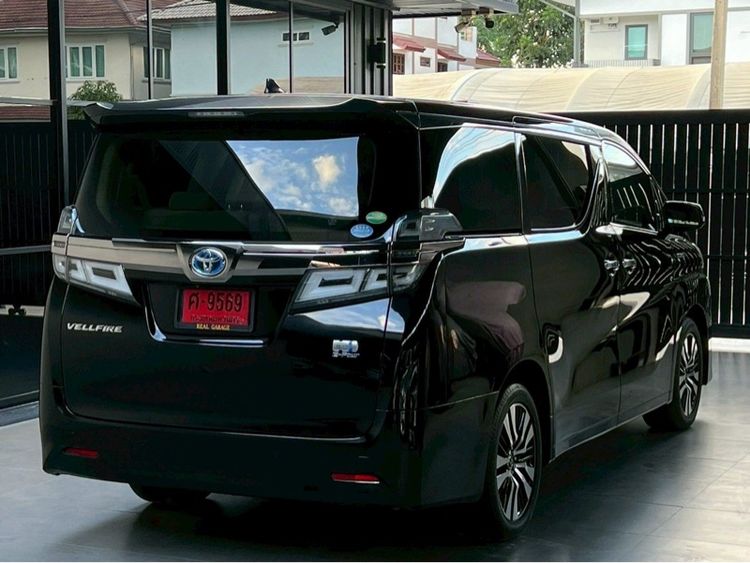 Toyota Vellfire 2018 2.5 Hybrid E-Four 4WD Utility-car Hybrid (Diesel) ไม่ติดแก๊ส เกียร์อัตโนมัติ ดำ รูปที่ 4