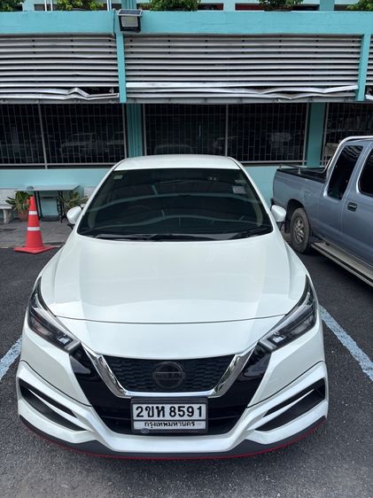 รถ Nissan Almera 1.0 VL สี ขาว