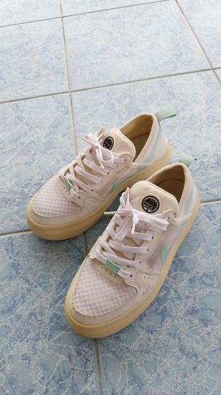 รองเท้าผ้าใบผู้หญิง Nike Court Vision Alta TXT สีขาวพาสเทลแท้ 100เปอร์เซนต์ รูปที่ 8