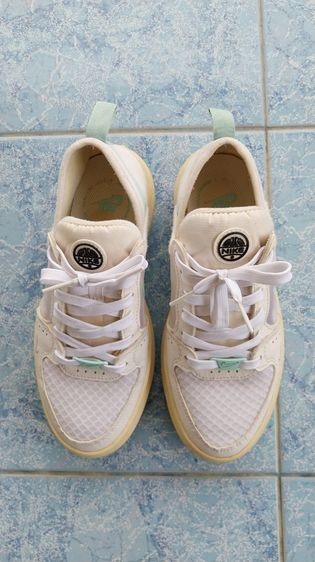 รองเท้าผ้าใบผู้หญิง Nike Court Vision Alta TXT สีขาวพาสเทลแท้ 100เปอร์เซนต์ รูปที่ 4