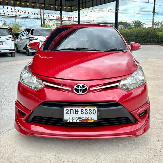 Toyota Vios 2013 1.5 J Sedan เบนซิน ไม่ติดแก๊ส เกียร์อัตโนมัติ แดง รูปที่ 3