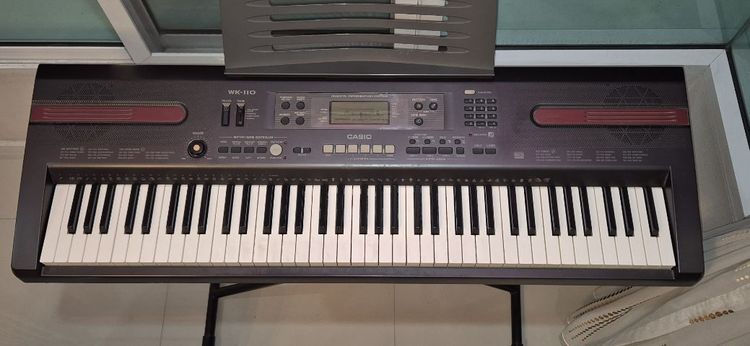 🎹 Casio WK-110 คีย์บอร์ด 76 คีย์ พร้อมขาตั้ง 💰 ราคา 6,500 บาท