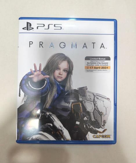 แผ่นเกม Pragmata (PS5) พร้อมโค๊ตยังไม่ได้ใช้  แบ่งปันกันเล่นถูกที่สุดครับ