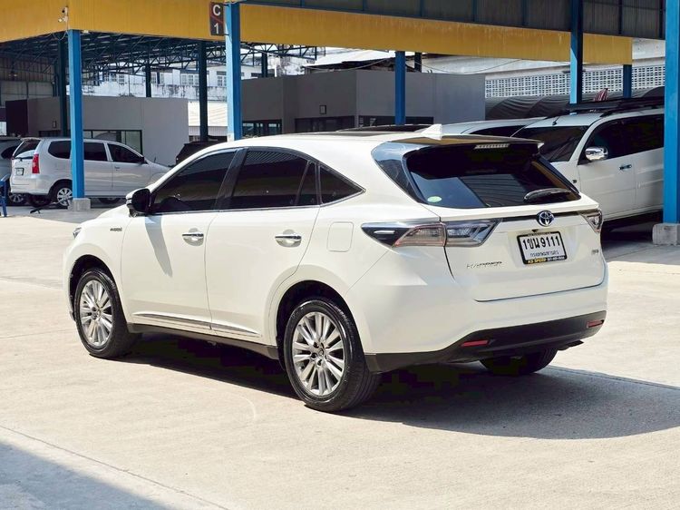 Toyota Harrier 2014 2.5 Hybrid E-Four 4WD Utility-car ไฮบริด ไม่ติดแก๊ส เกียร์อัตโนมัติ ขาว รูปที่ 4