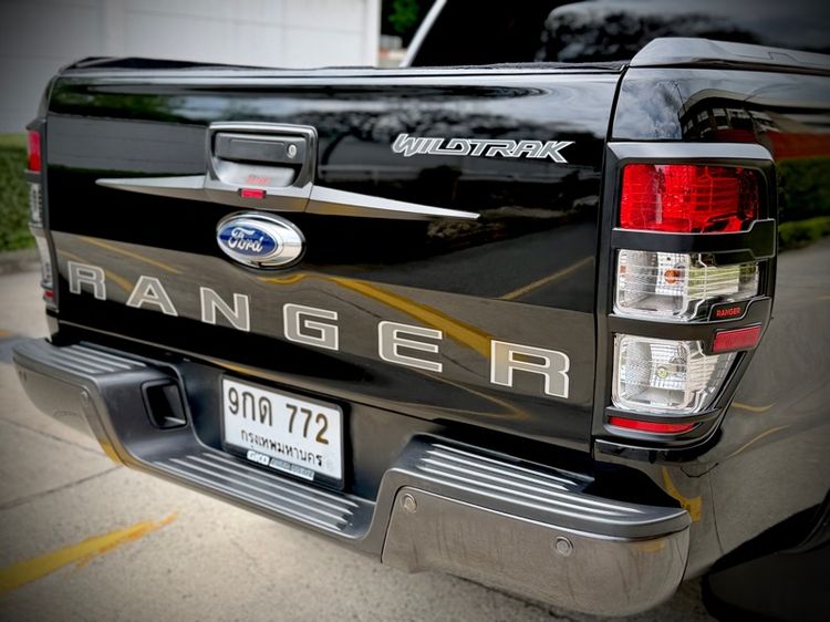 Ford Ranger 2019 2.0 Bi-Turbo Hi-Rider Wildtrak Pickup ดีเซล ไม่ติดแก๊ส เกียร์อัตโนมัติ ดำ รูปที่ 3