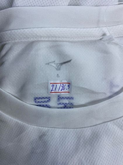 เสื้อกีฬา MIZUNO size L ขนาด วัดจริงอก 21 ยาว 27 นิ้ว สภาพดี ดีเทลสวย เนื้อผ้าดีมากนิ่มใส่สบาย หายากน่าสะสมครับ รูปที่ 3