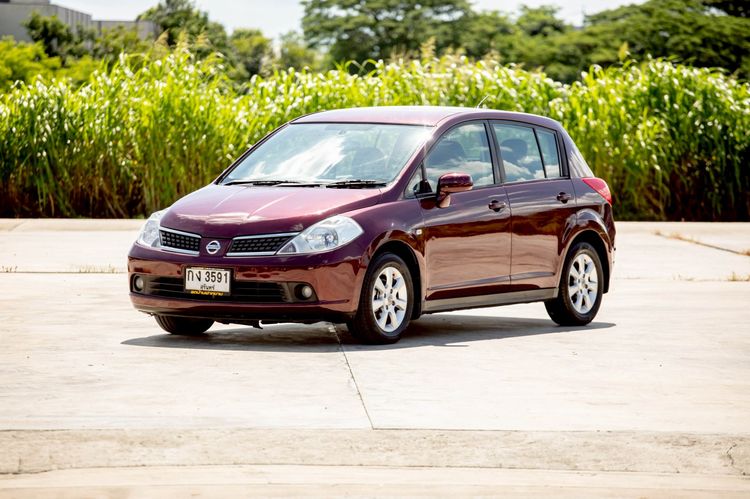 Nissan Tiida 2006 1.6 G Latio Sedan เบนซิน เกียร์อัตโนมัติ แดง รูปที่ 3