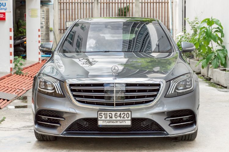 Mercedes-Benz S-Class 2019 S560 Sedan ปลั๊กอินไฮบริด (PHEV) ไม่ติดแก๊ส เกียร์อัตโนมัติ เทา รูปที่ 3