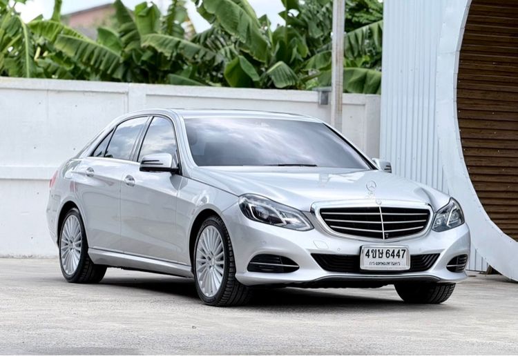 Mercedes-Benz E-Class 2014 E300 2.2 BlueTEC Hybrid Exclusive Sedan ไฮบริด ไม่ติดแก๊ส เกียร์อัตโนมัติ เทา รูปที่ 3